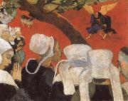 Paul Gauguin Jacob Wrestling with the Angel oil painting artist
